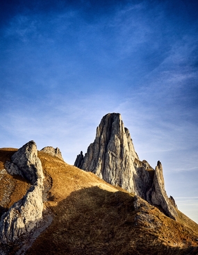 瑞士阿尔卑斯山山石图片